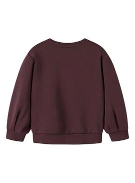 Blusa Name It Fovi granate para menina