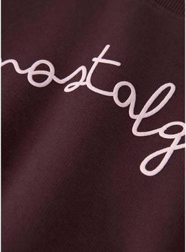 Blusa Name It Fovi granate para menina