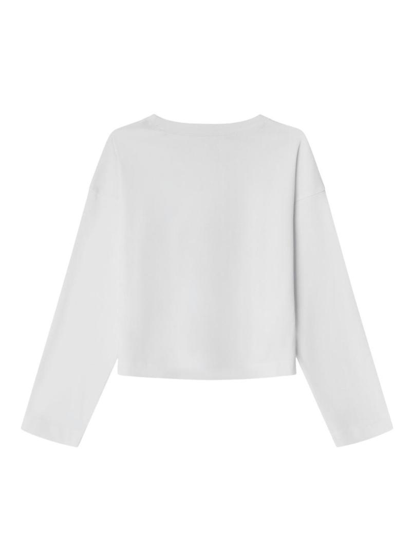 Camiseta Pepe Jeans Amberly branca para menina.