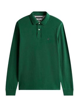 Camisa Polo Tommy Hilfiger 1985 verde para homem.