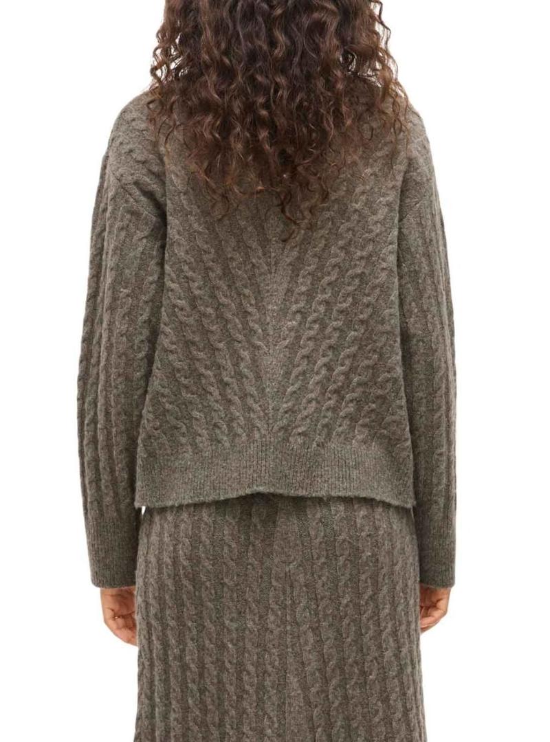 Camisola Vila Virelli de malha torrada para mulher.