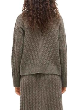 Camisola Vila Virelli de malha torrada para mulher.