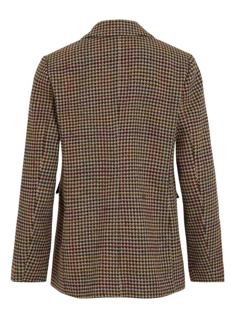 Blazer Vila Vihappy xadrez para mulher.