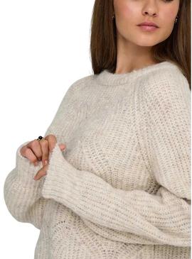 Camisola Gila bege Only para mulher