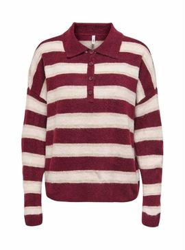 Blusa de malha listrada Only Talio para mulher.