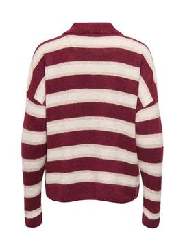 Blusa de malha listrada Only Talio para mulher.