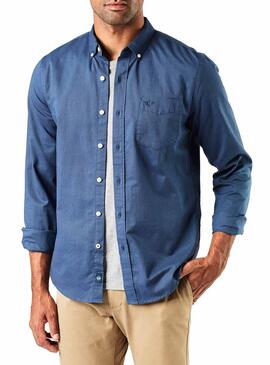 Camisa Dockers Oxford Azul Homem