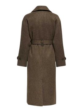 Casaco Only Gina marrom para mulher