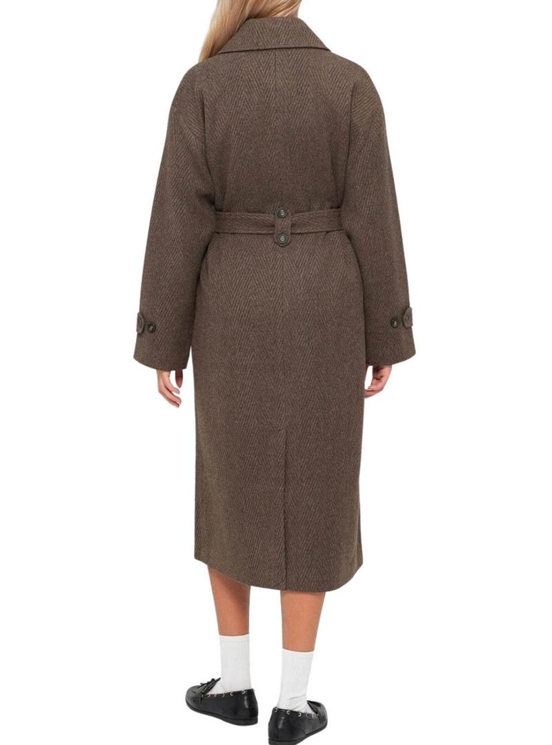 Casaco Only Gina marrom para mulher