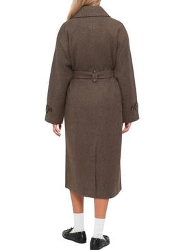 Casaco Only Gina marrom para mulher