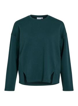 Moletom Vila Visiffi verde para mulher.