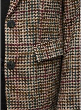 Blazer Vila Vihappy xadrez para mulher.