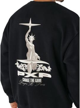 Moletom Project x Paris Heart preto para homem