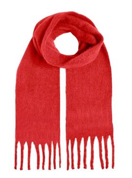 Cachecol Pieces Bea Narrow vermelho para mulher