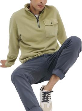 Moletom O Polvo Perkins bolso verde para homem.