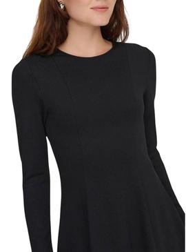 Vestido Only Kenya negro para mulher.