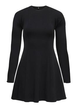 Vestido Only Kenya negro para mulher.