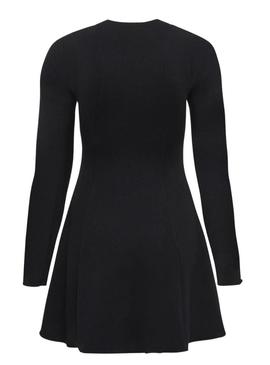 Vestido Only Kenya negro para mulher.