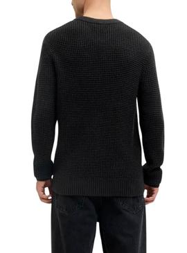 Camiseta Jack and Jones Global preta para homem