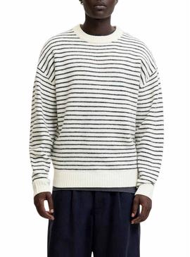 Camiseta branca Jack and Jones Ollie para homem.