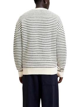 Camiseta branca Jack and Jones Ollie para homem.