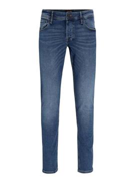 Calça jeans Jack and Jones Tim azul para homem