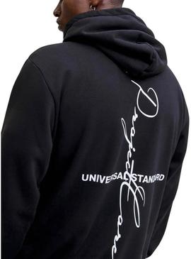 Moletom Jack and Jones Cocover preto para homem