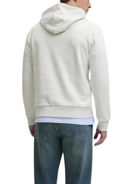 Moletom Jack and Jones cinza para homem.