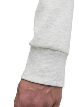 Moletom Jack and Jones cinza para homem.