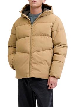 Jaqueta Jack and Jones Global amarela para homem.