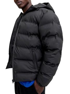 Camisola acolchoada Jack and Jones Elements preta para homem