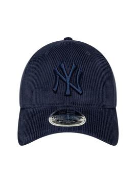 Boné New Era Cord Yankees MLB Cord 9FORTY marinho