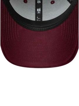 Boné New Era Velour LA Dodgers 9FORTY granada para mulher