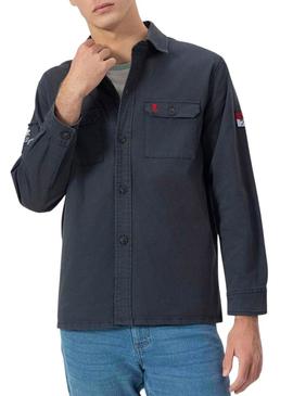 Camisa El Pulpo Heritage marinha para homem