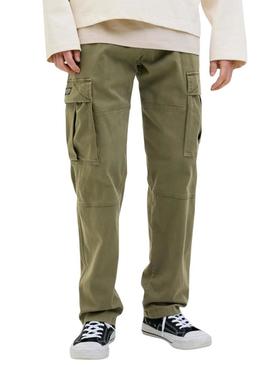 Calça Jack and Jones Kane verde para homem.