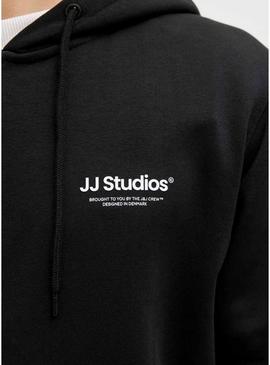 Moletom Jack and Jones Soho preto para homem.