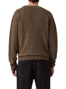 Camisa original Levis Housemark marrom para homem.