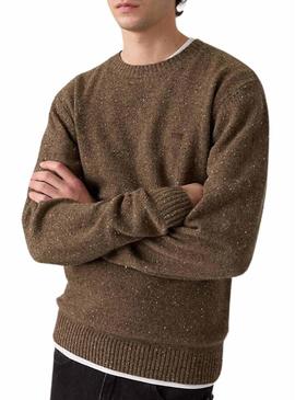 Camisa original Levis Housemark marrom para homem.