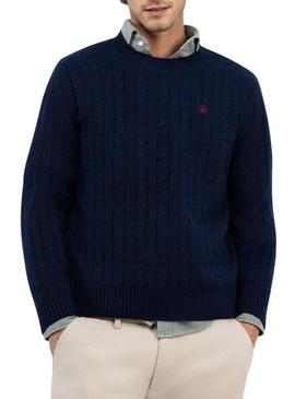 Pullover El Ganso de Ochos marino para homem
