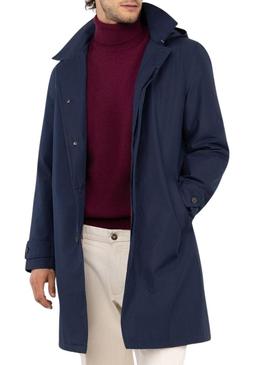 Trench coat El Ganso acolchoado marinho para homem.