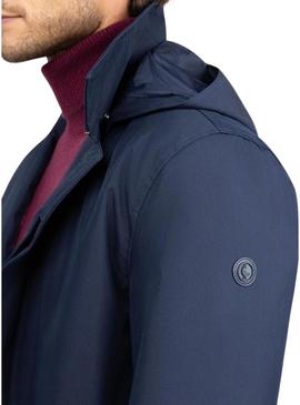 Trench coat El Ganso acolchoado marinho para homem.