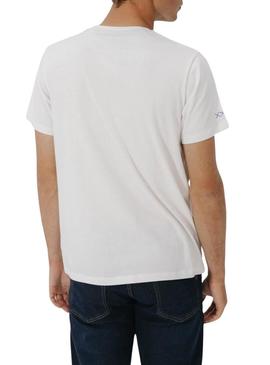 Camiseta El Pulpo North Pole Outfit branca para homem.