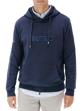 Moletom com capuz El Pulpo Efeito marinho lavado para homem.