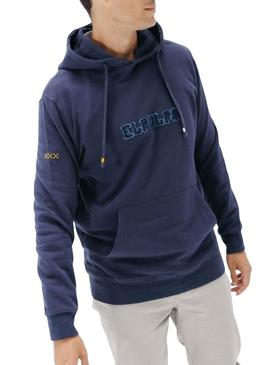 Moletom com capuz El Pulpo Efeito marinho lavado para homem.