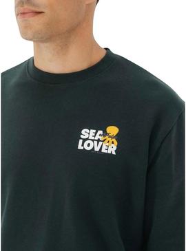 Moletom El Pulpo Sealover logo verde para homem