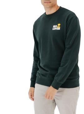 Moletom El Pulpo Sealover logo verde para homem