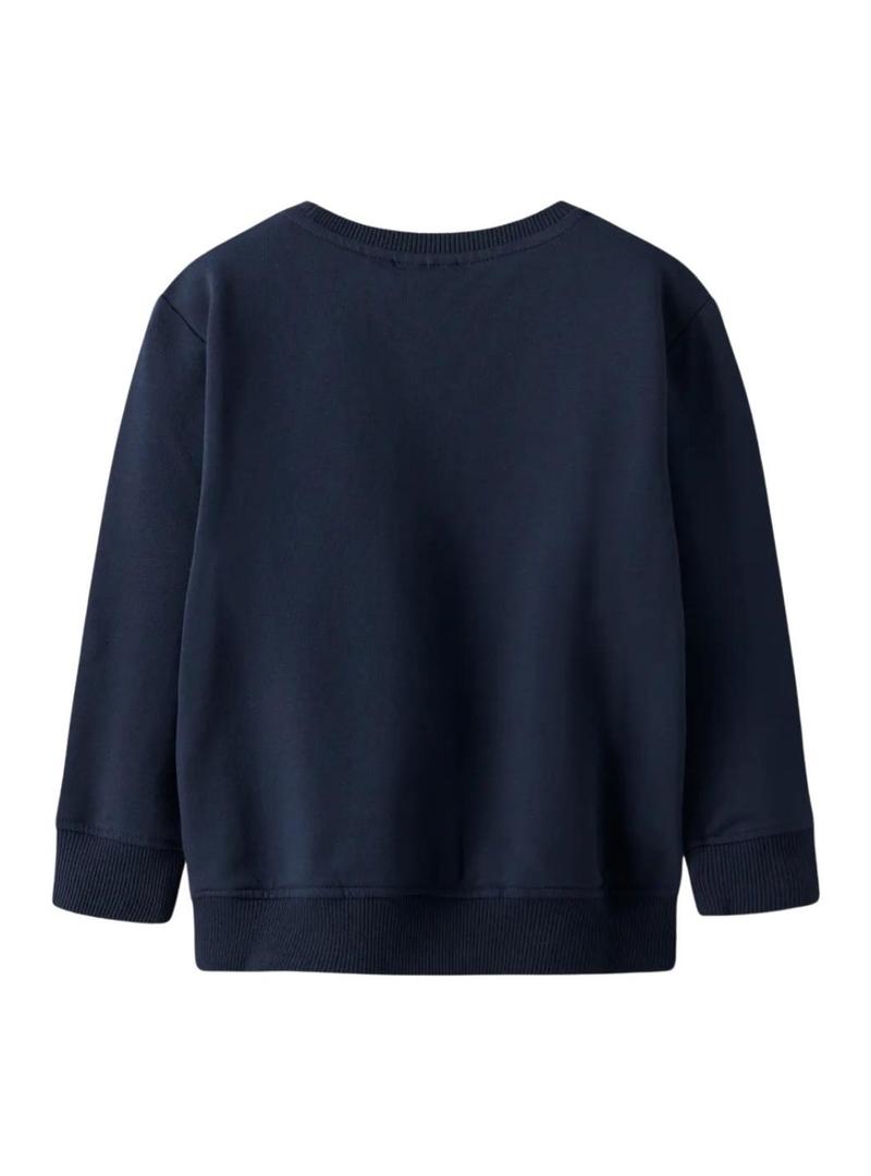 Moletom Name It Riguna azul marinho para menino.