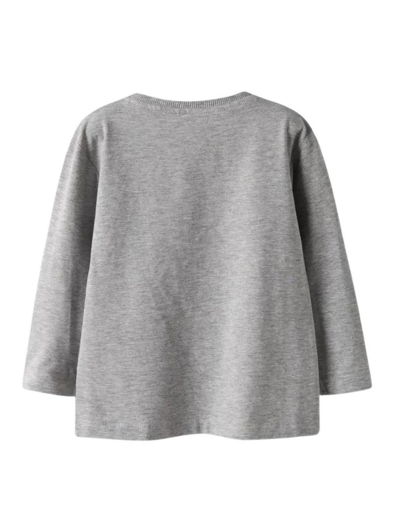 Camiseta Name It Rasmus cinza para menino