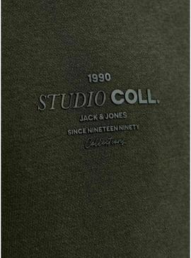 Moletom Jack and Jones Jin verde para criança.