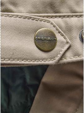 Jaqueta Jack and Jones Norerrebro Worker bege para homem.